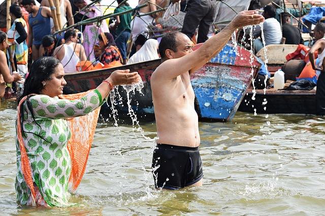 Le Gange est un fleuve du nord de l'Inde